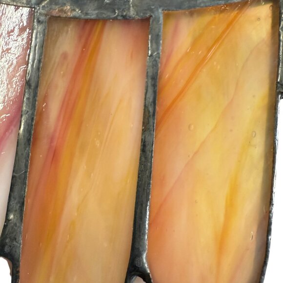 Stained Glass Hamsa Hand Suncatcher Bead Accents Jewish Window Decor Gift 6" - Picture 8 of 12